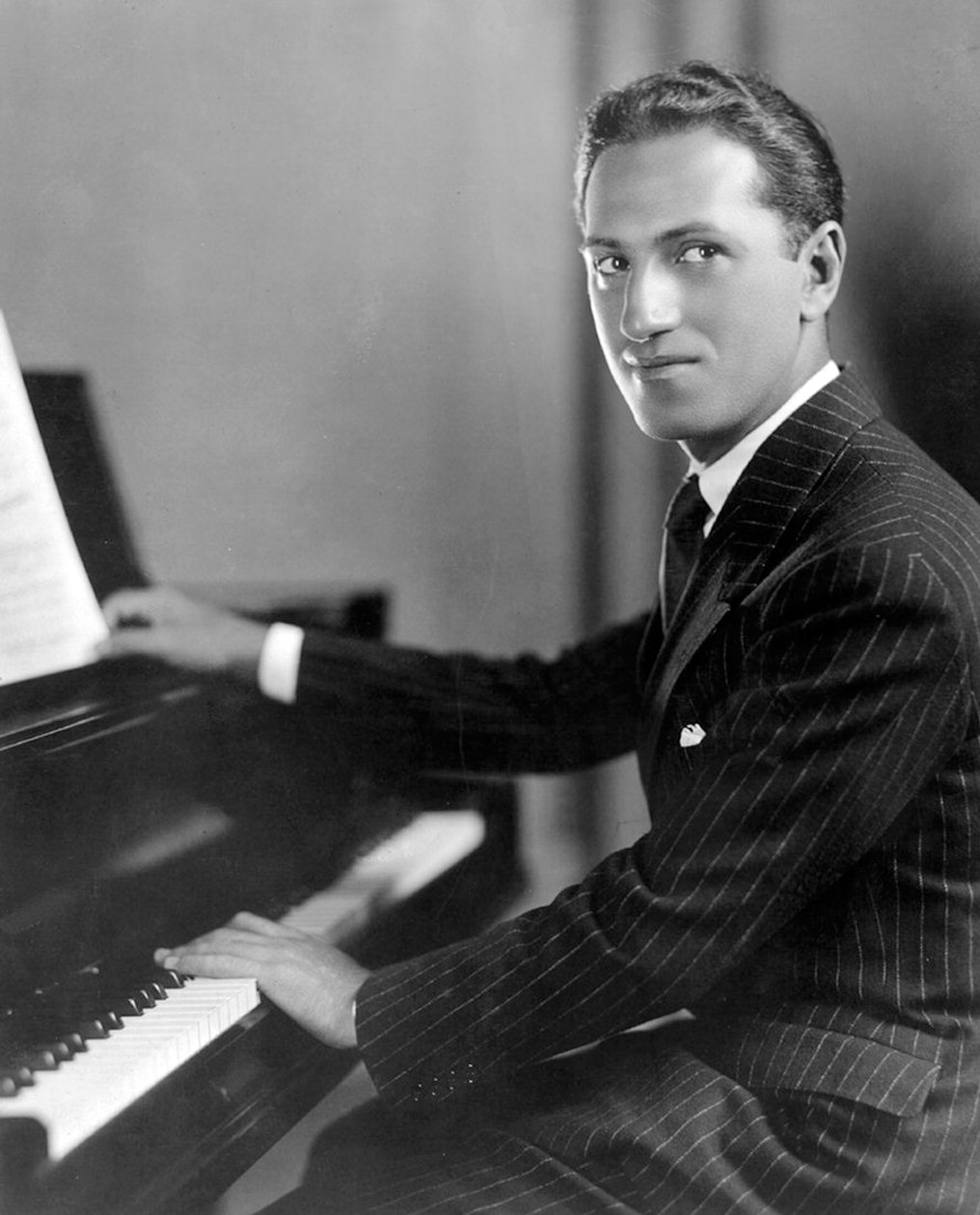 George Gershwin (zdjęcie czarno-białe) autorstwa Unknown photographer