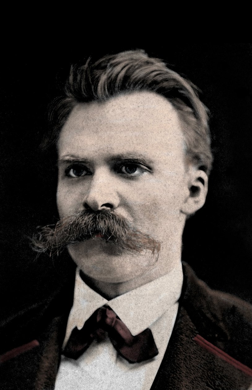 Portret Fryderyka Nietzschego (1844 -1900) autorstwa Unknown photographer