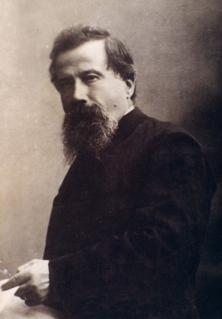 Portret Amilcare Ponchielli (zdjęcie czarno-białe) autorstwa Unknown photographer
