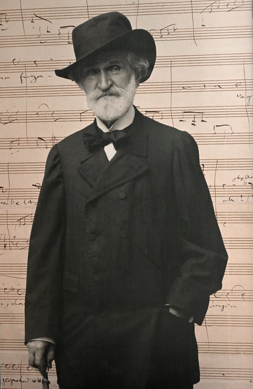 Portret Giuseppe Verdiego (zdjęcie) autorstwa Unknown photographer