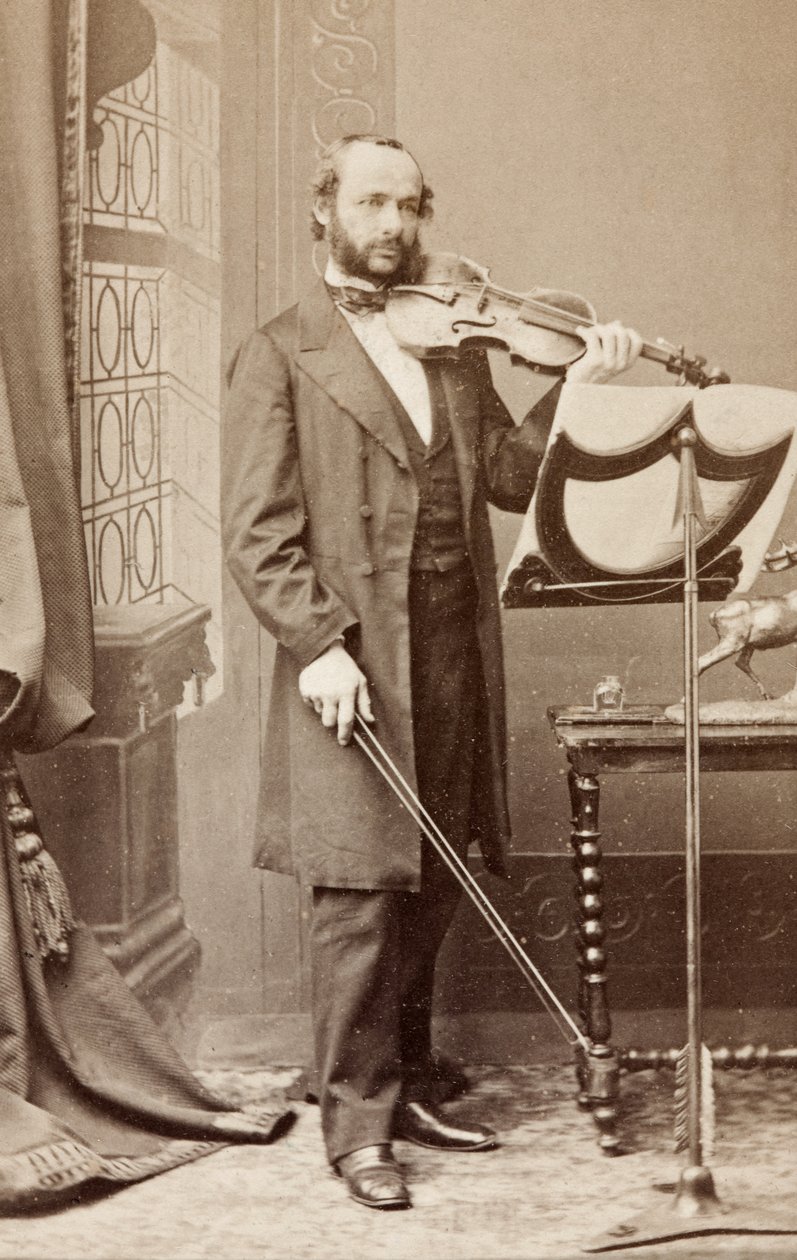 Portret Henriego Vieuxtempsa autorstwa Unknown photographer