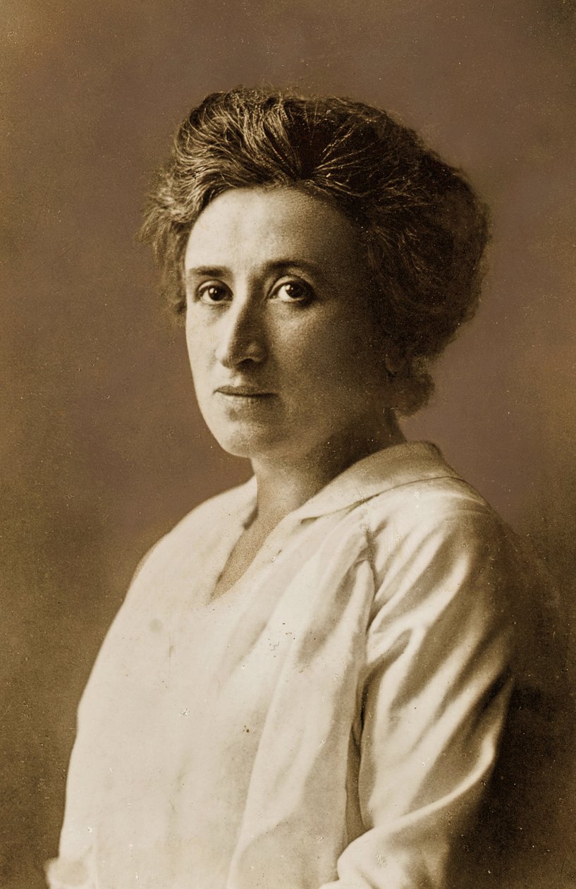 Róża Luksemburg, ok. 1911 (druk w sepii) autorstwa Unknown photographer