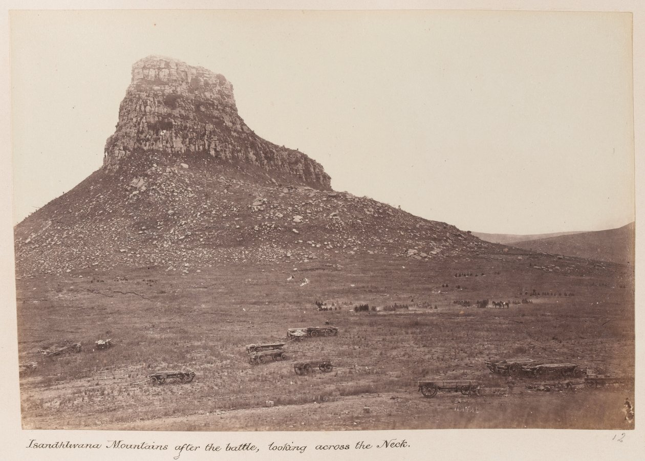 Pole bitwy pod Isandlwana autorstwa Unknown photographer