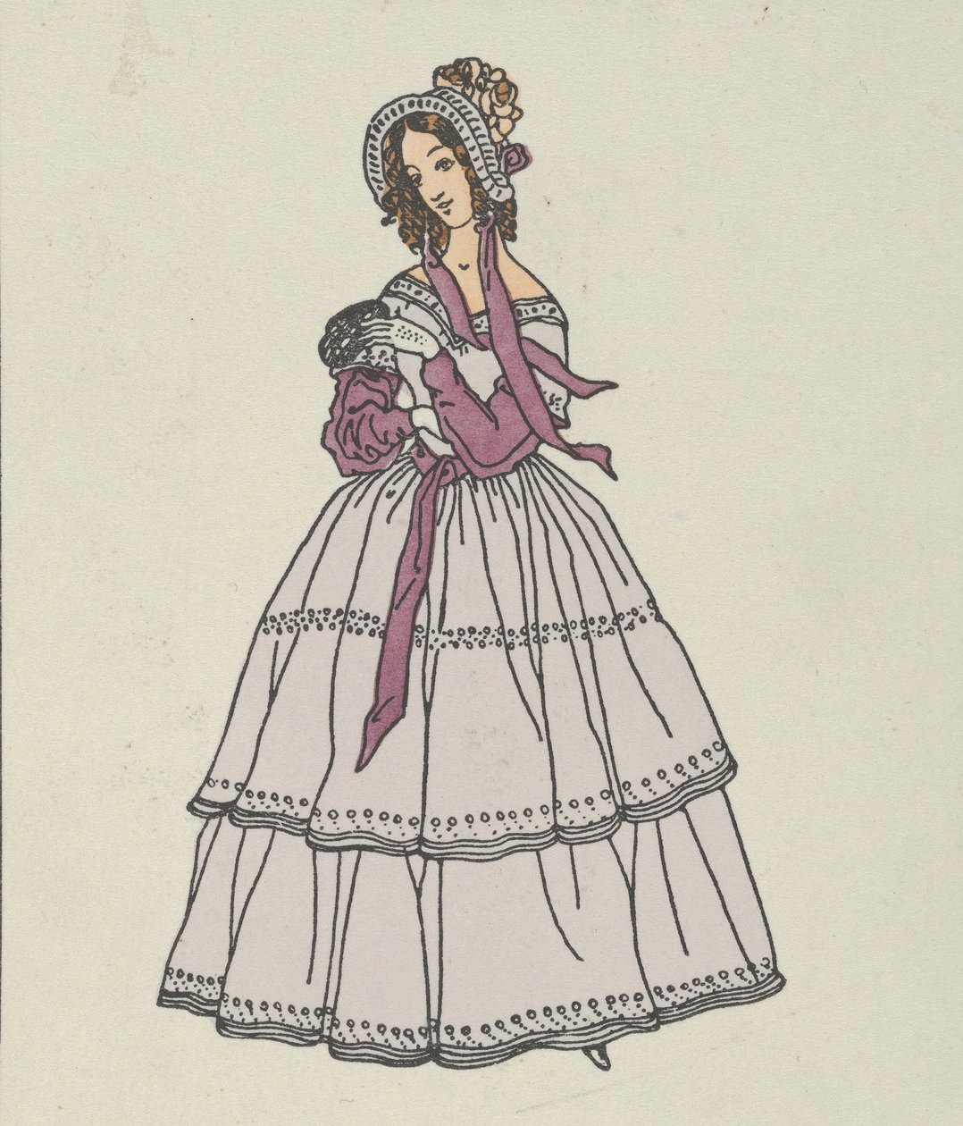 Moda biedermeierowska, 1908. autorstwa Urban Janke