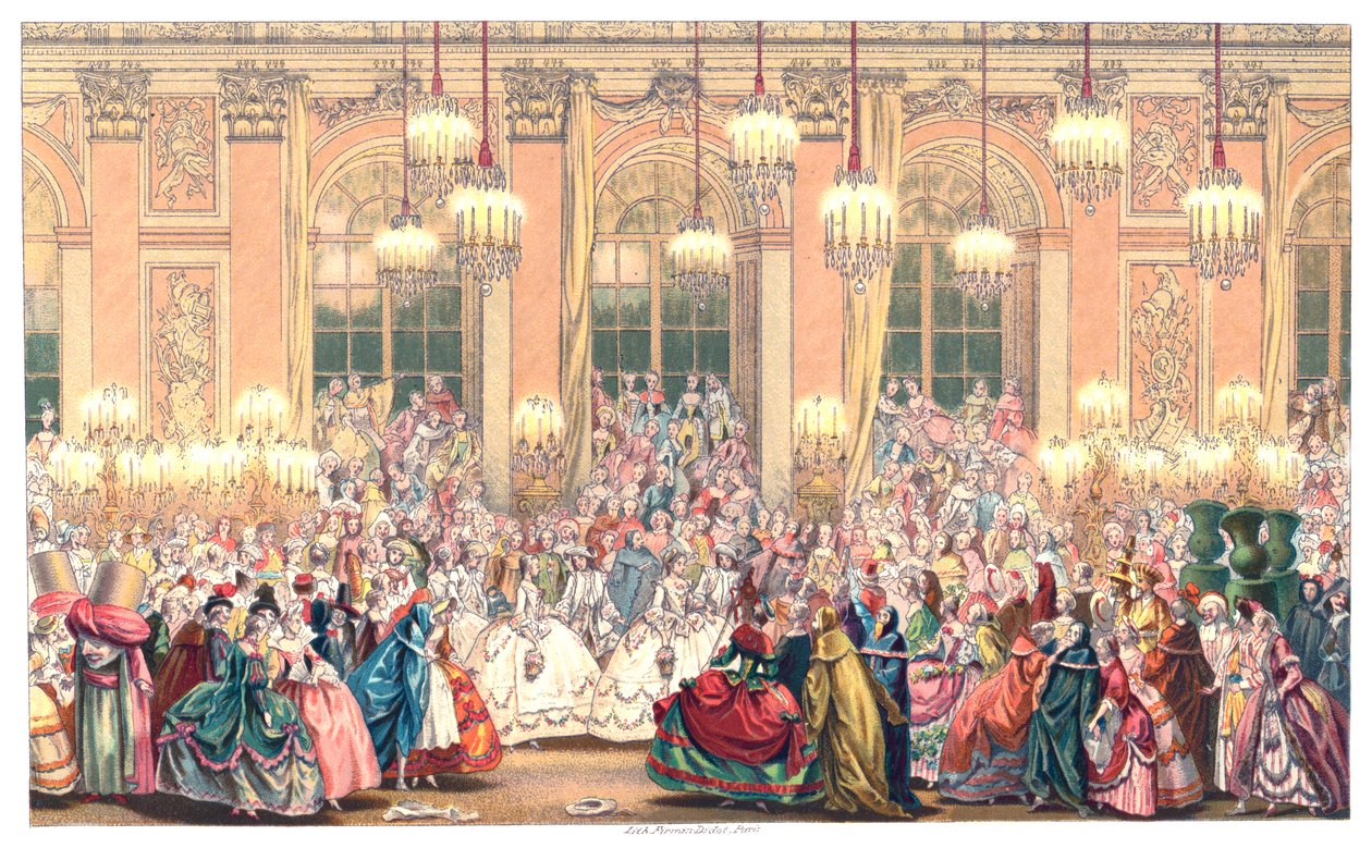 Bal maskowy, 1885. autorstwa Urrabieta