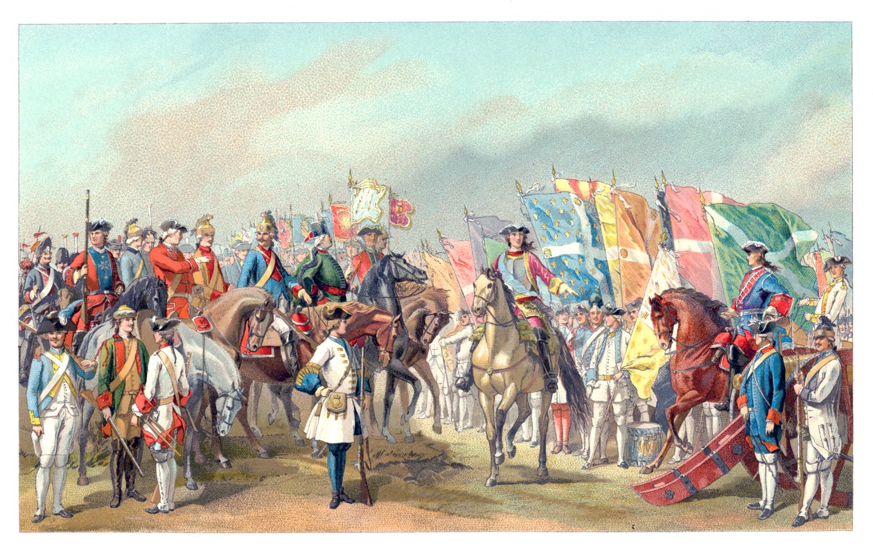 Kostiumy Armii Francuskiej, 1885. autorstwa Urrabieta