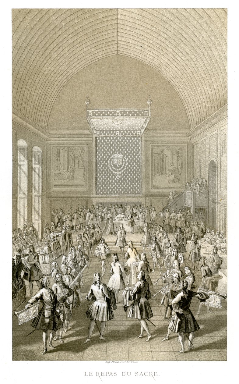 Posiłek koronacyjny, 1715, 1885. autorstwa Urrabieta