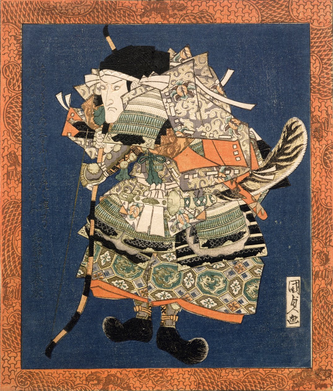 Bando Mitsugoro III, 1820 (drewnoryt) autorstwa Utagawa Kunisada