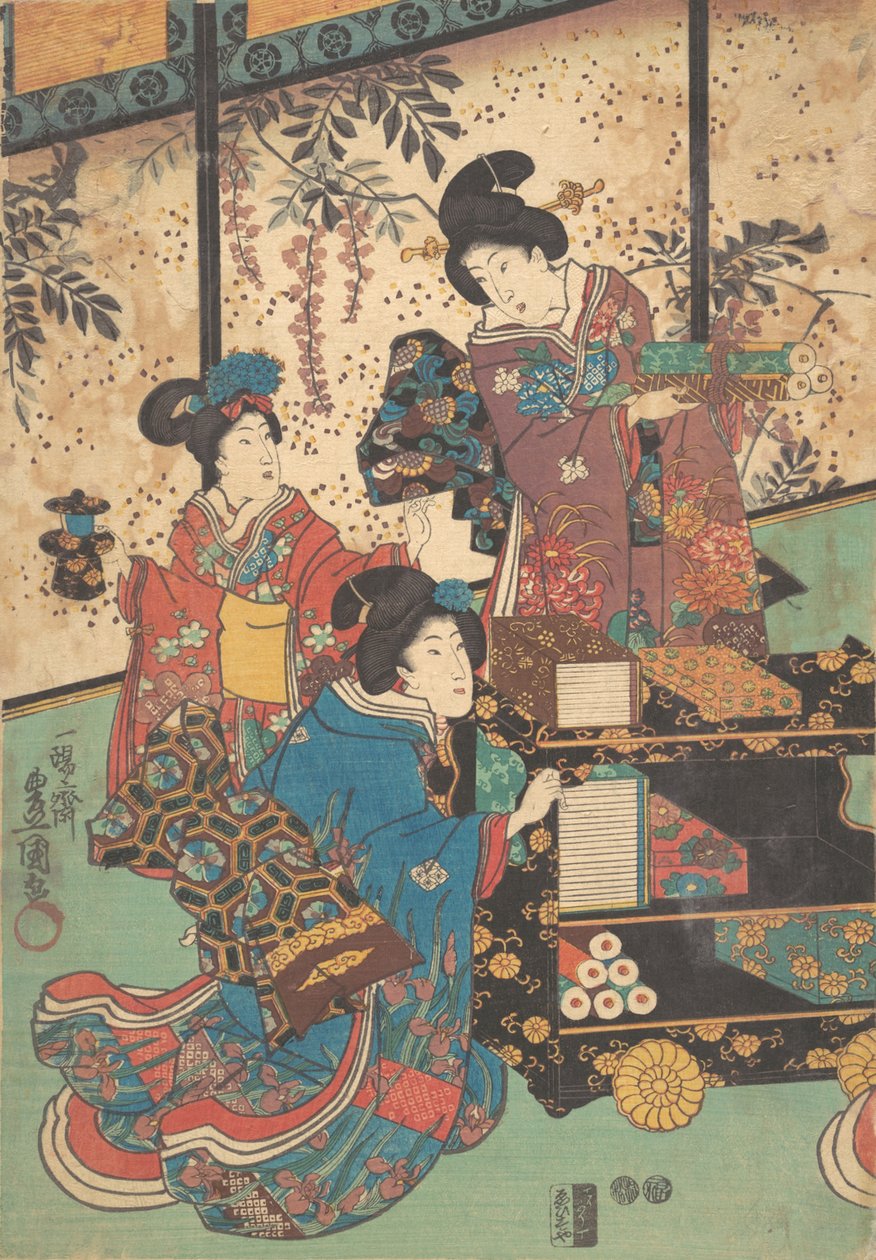 Wydrukować. autorstwa Utagawa Kunisada