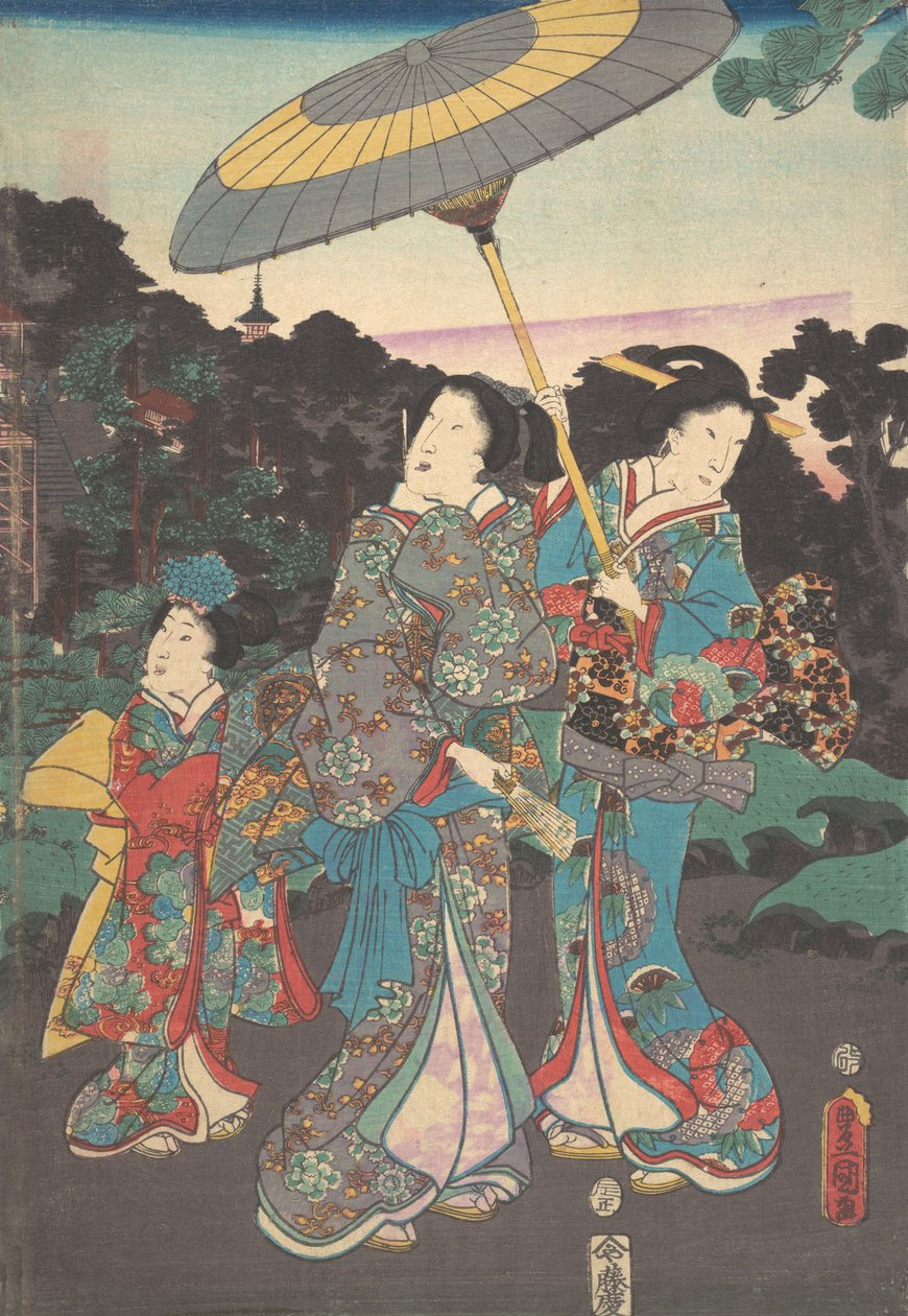 Wydrukować. autorstwa Utagawa Kunisada