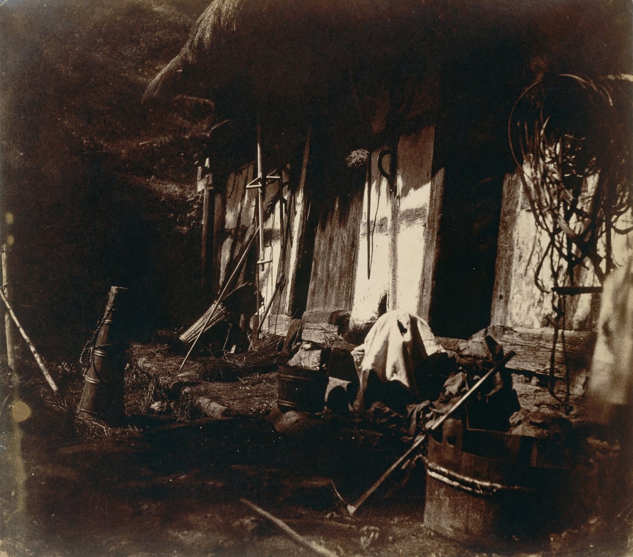 [Scena z folwarku], 1850-54. autorstwa V. Dijon