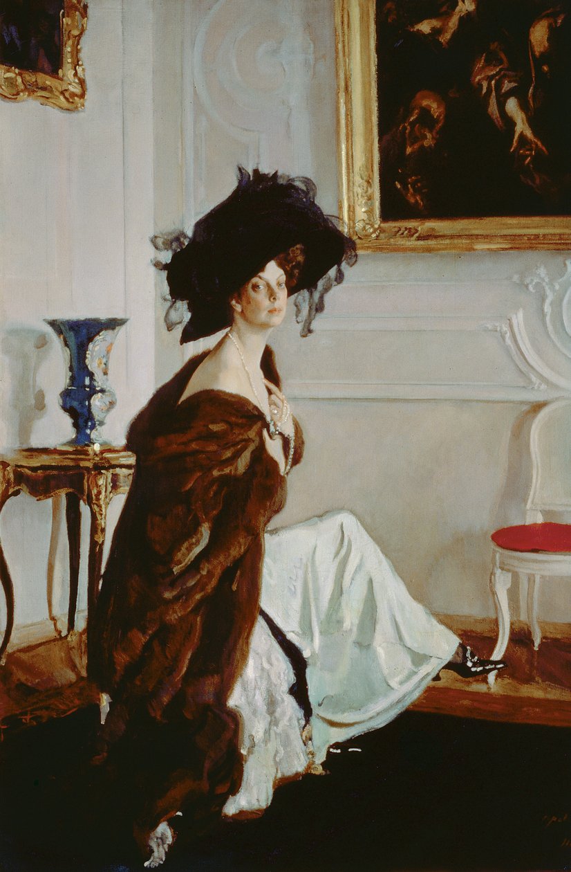 Portret księżniczki Olgi Konstantinovnej Orłowej (1872-1923) 1911 autorstwa Valentin Aleksandrovich Serov