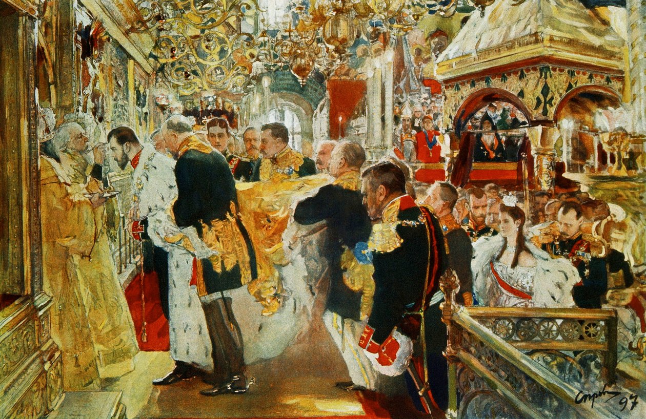 Емперор Николай Александрович autorstwa Valentin Aleksandrovich Serov