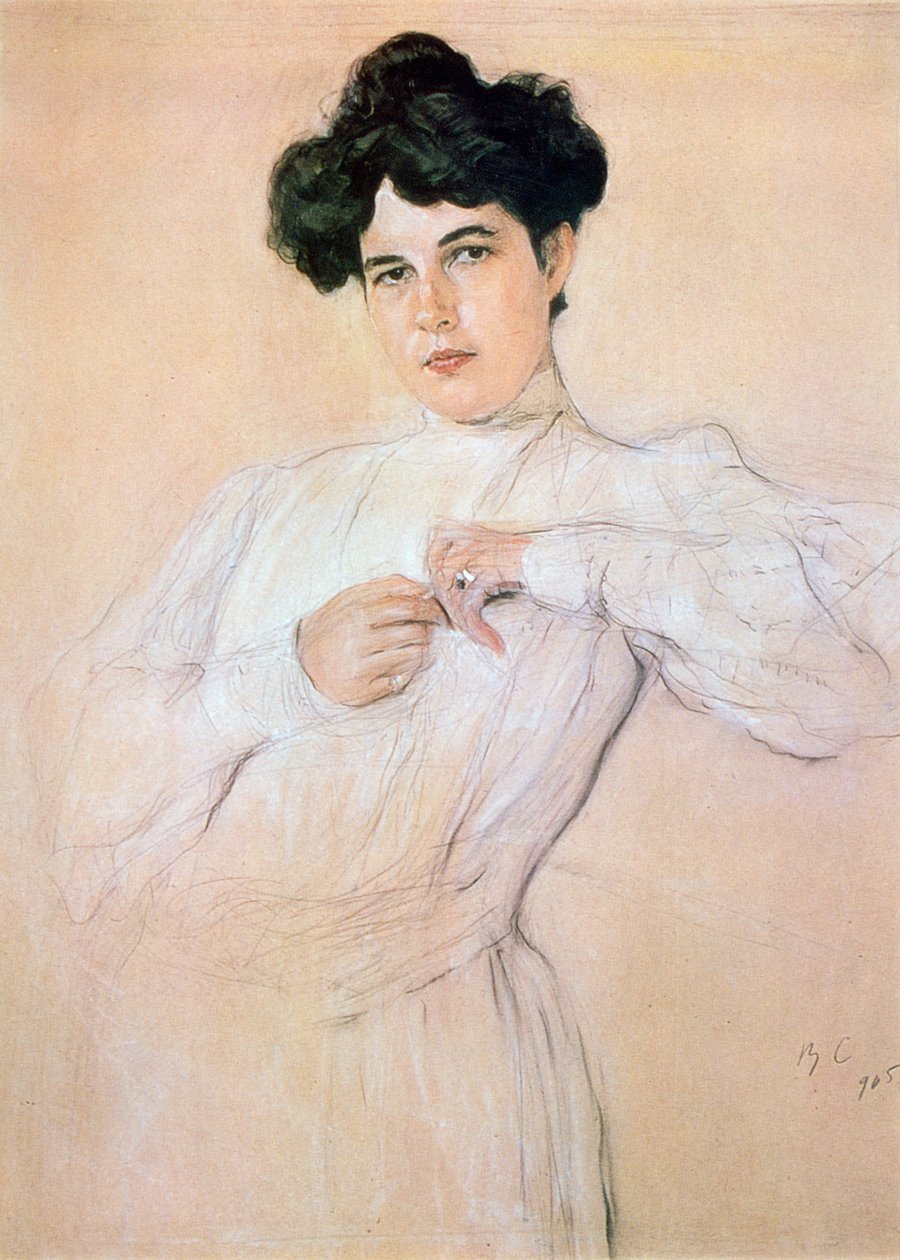 „Portret Marii Botkiny”, 1905 autorstwa Valentin Serov