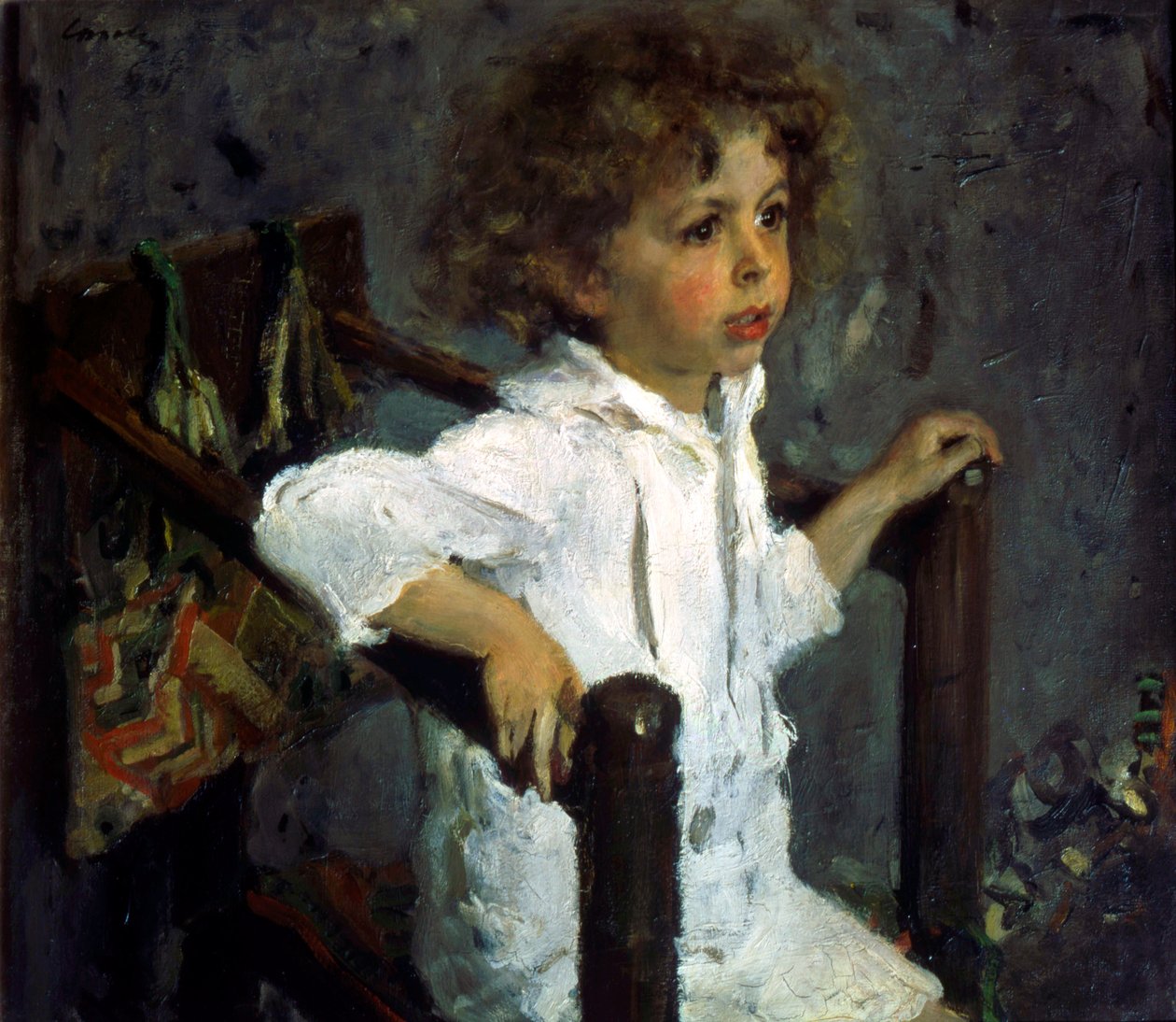 „Portret Miki Morosowa”, 1901. autorstwa Valentin Serov