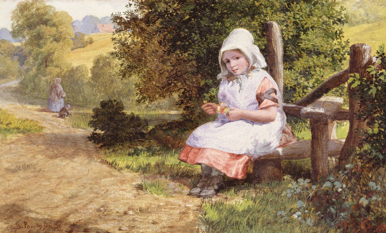 Odpoczynek, 1865 autorstwa Valentine Walter Lewis Bromley