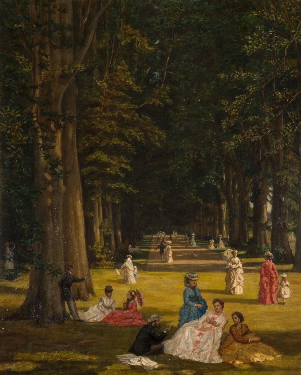 Aleja, Wildernesse, Kent, 1900. autorstwa Valentine Cameron Prinsep