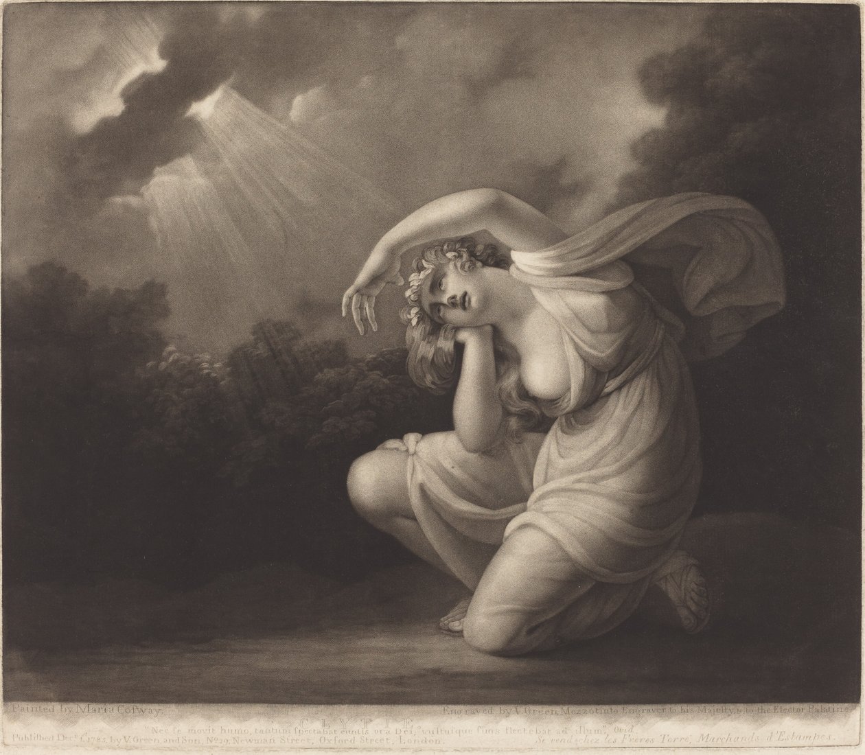 Clytie, 1785. autorstwa Valentine Green