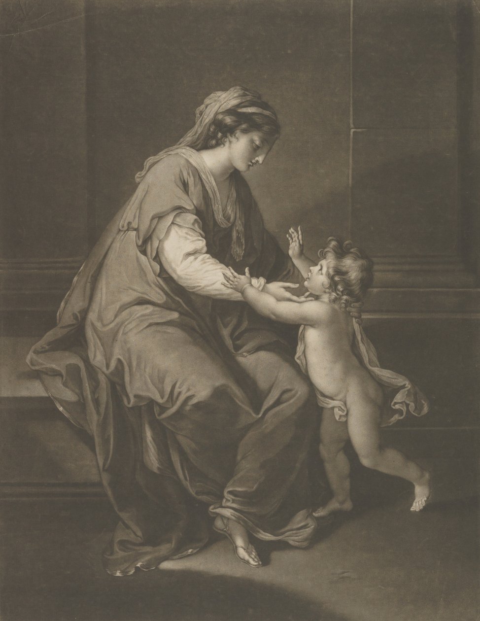 Madonna z Dzieciątkiem, 3 grudnia 1774 r. autorstwa Valentine Green