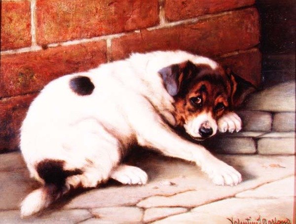 Dobry towarzysz (tablica) autorstwa Valentine Thomas Garland