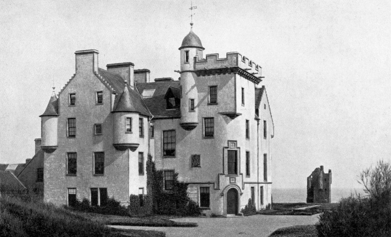 Zamek Keiss, Caithness, Szkocja, 1924-1926 autorstwa Valentine and Sons Ltd