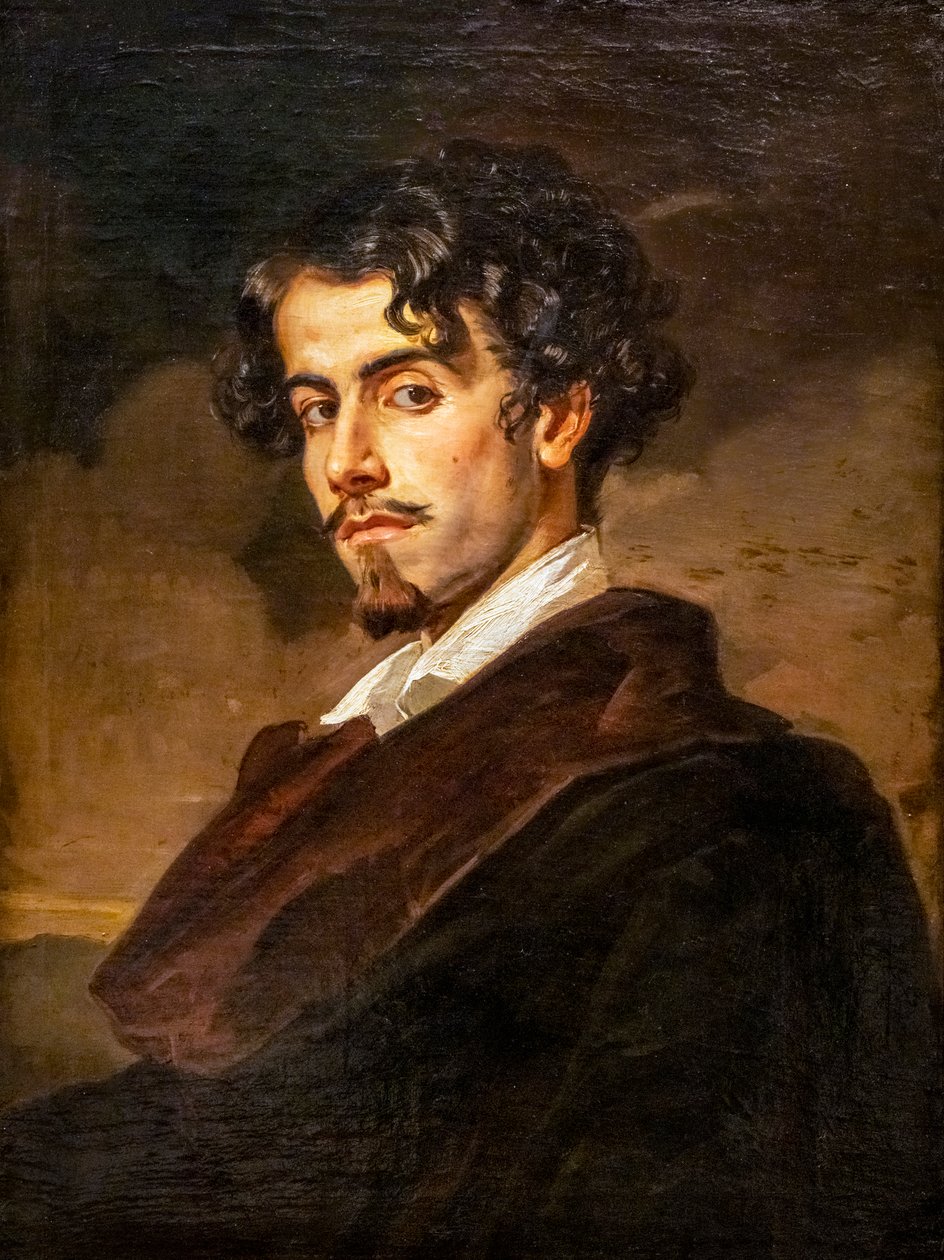 Portret Gustava Adolfo Becquer autorstwa Valeriano Domínguez Bécquer