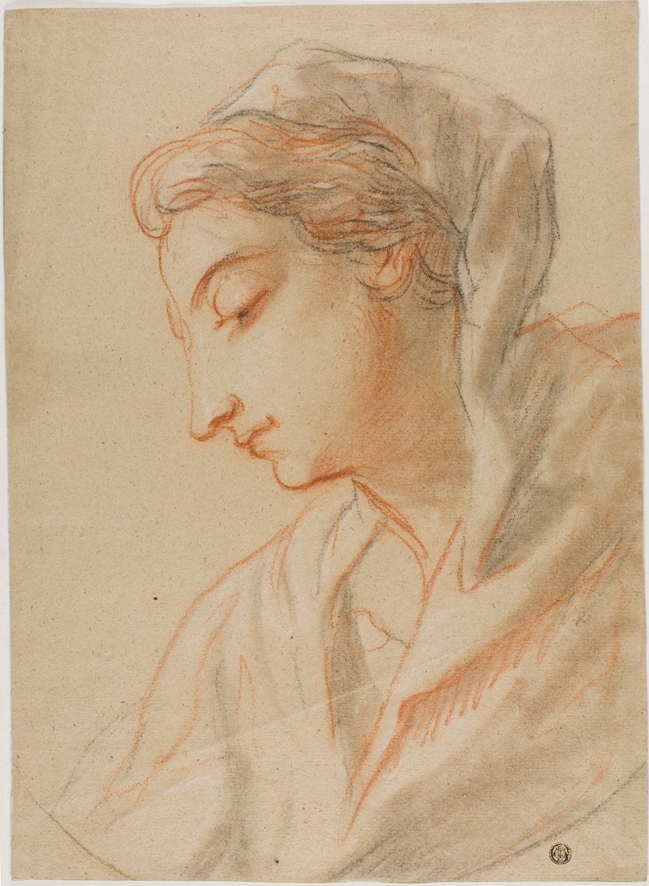 Profil popiersie kobiety autorstwa Valerio Castello