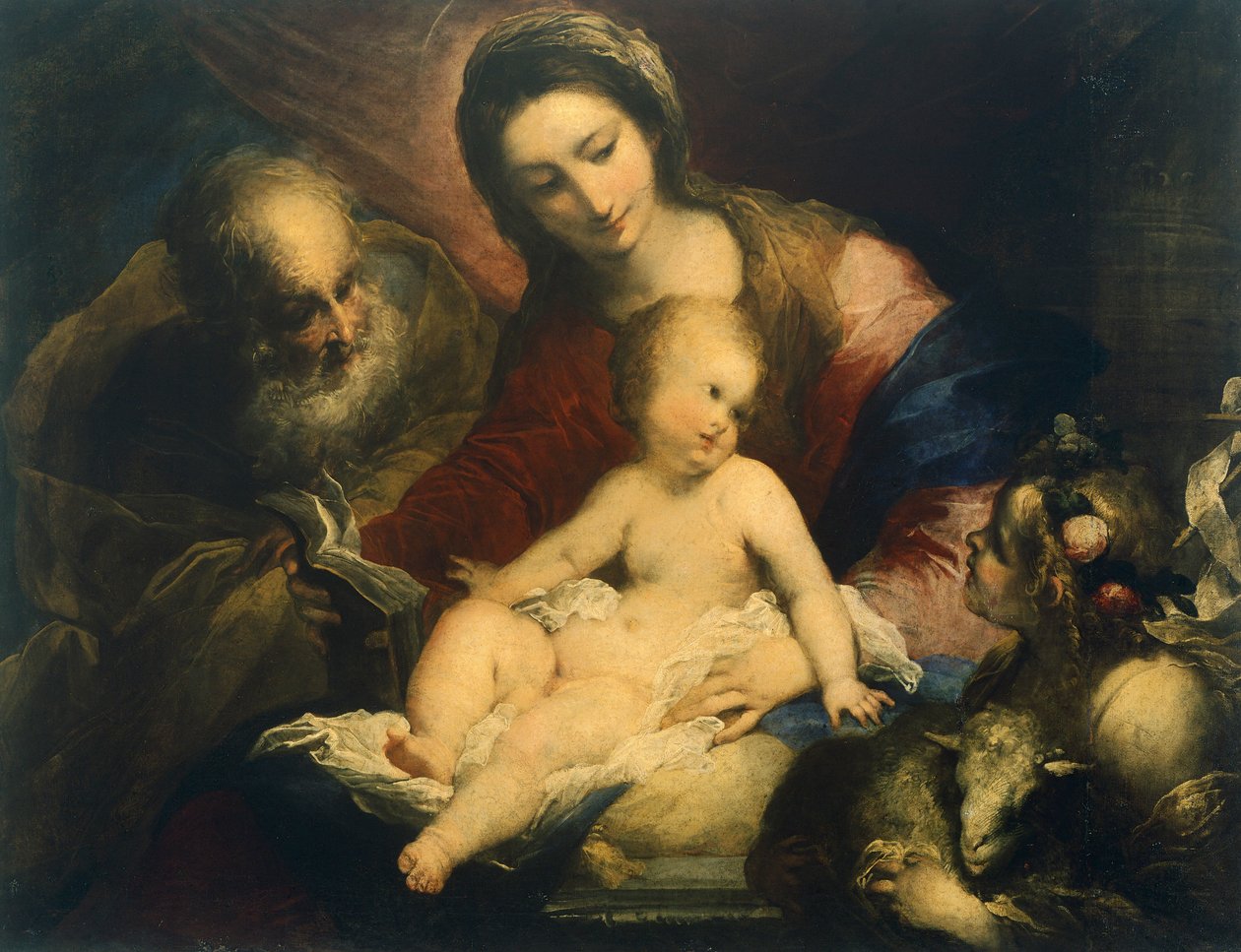 Święta Rodzina – Valerio Castello (1624-1659) autorstwa Valerio Castello