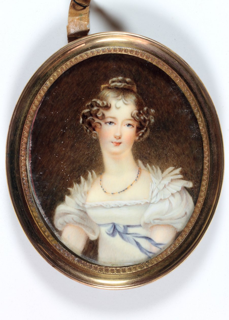 Lady Charlotte Cavendish Bentinck (emalia) autorstwa Vanacker (manner of)