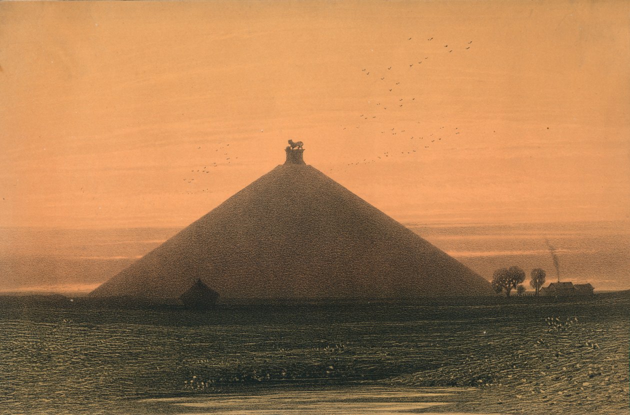 „Lion de Waterloo”, połowa XIX wieku. autorstwa Vanderhecht