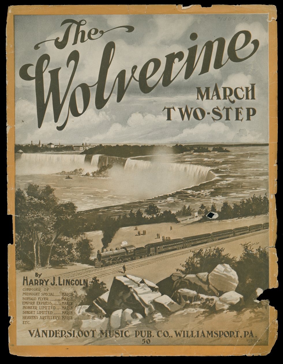Rosomak, ok. 1770-1959 (druk) autorstwa Vandersloot Music Publishing Company