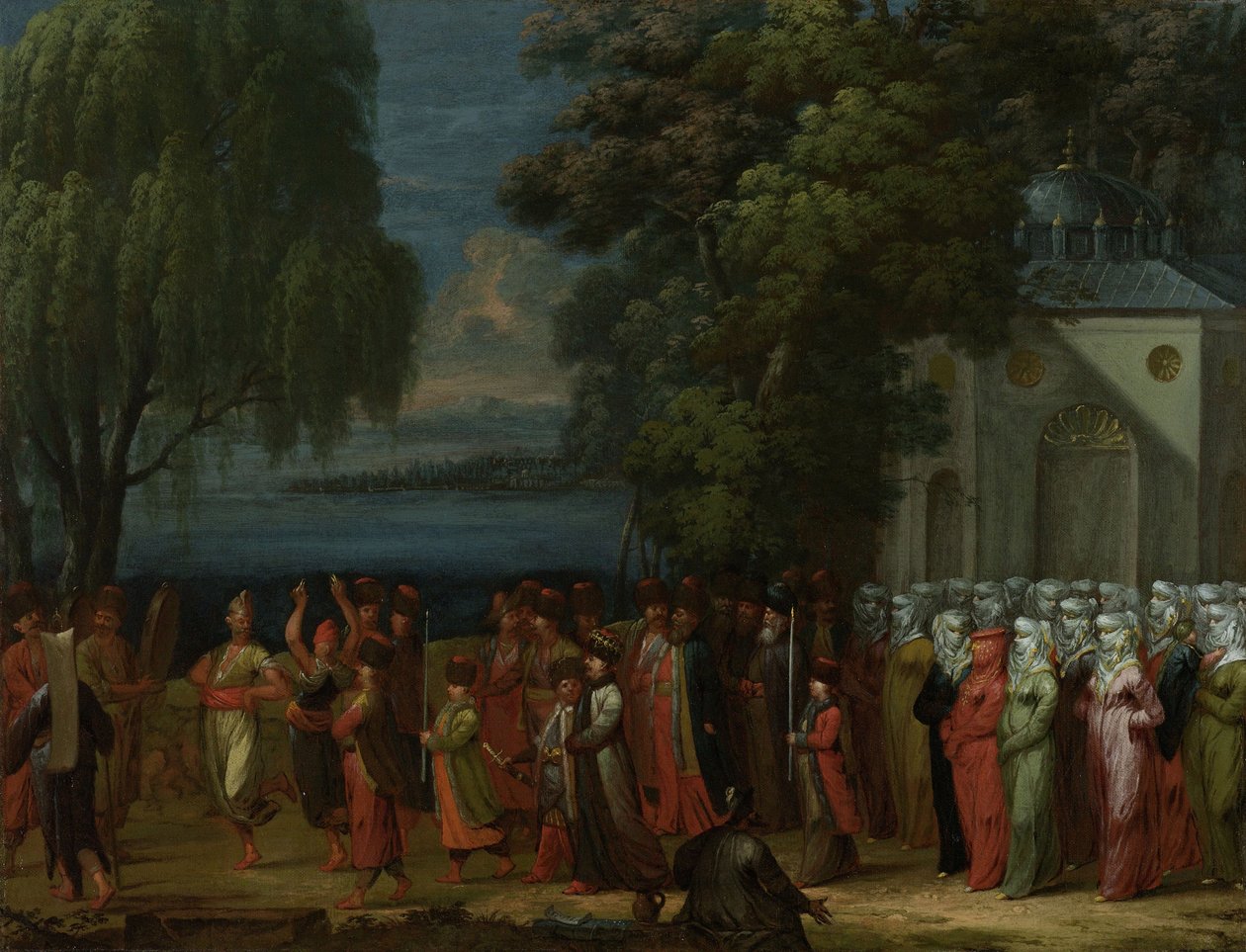 Ślub ormiański, ok. 1720-1730 autorstwa Vanmour