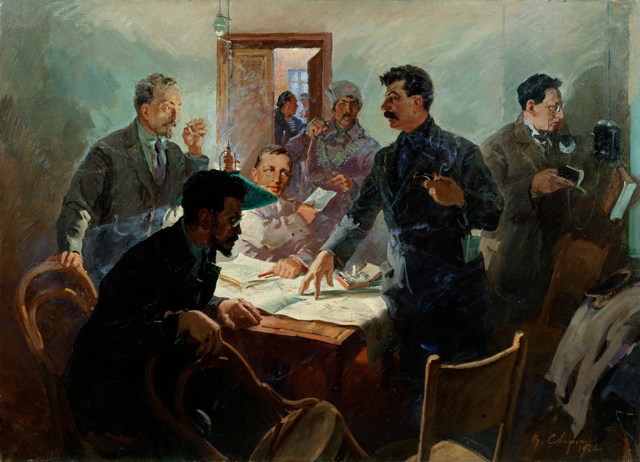 „Laska Rewolucji Październikowej”, 1934. autorstwa Vasili Svarog