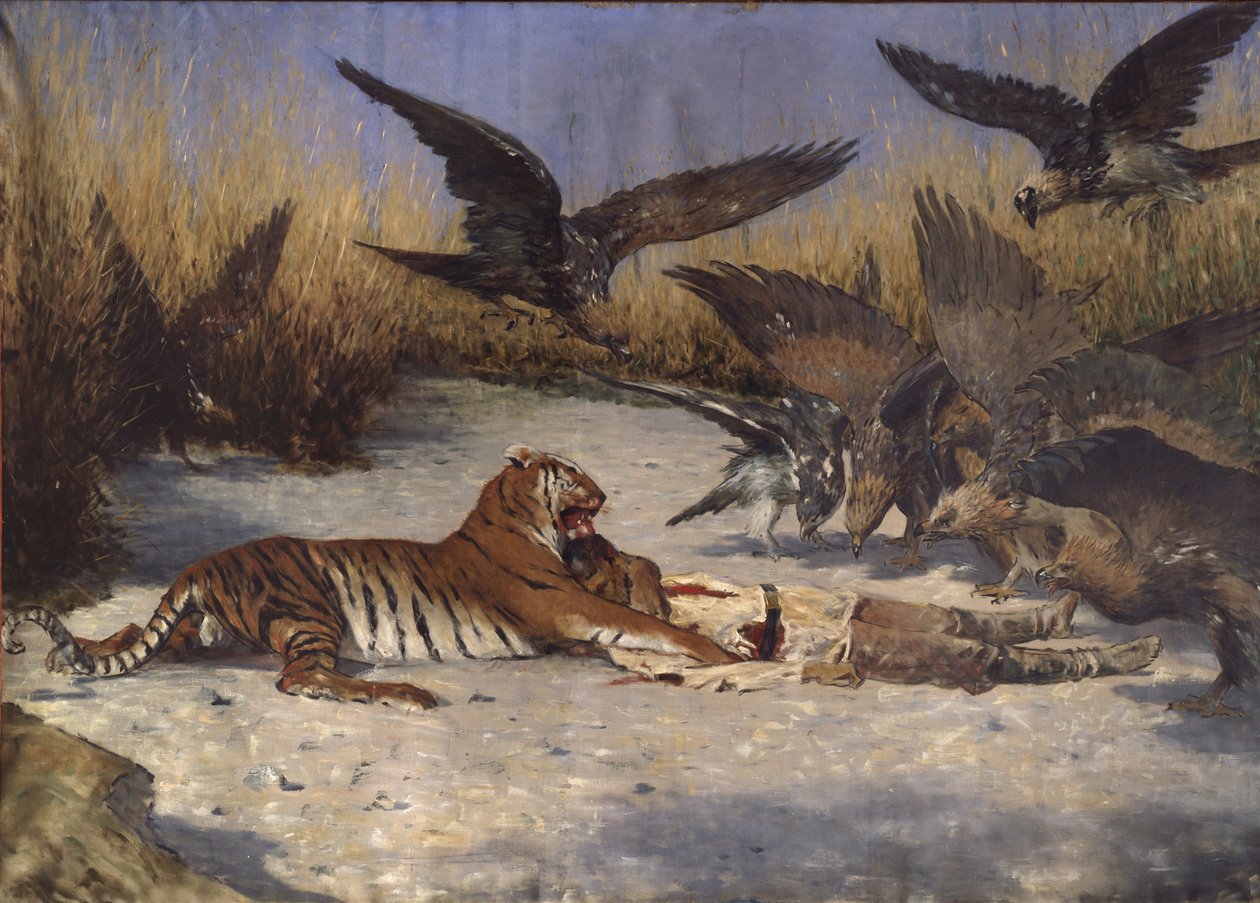 Ludożerca, lata 70.-1880. autorstwa Vasili Vasilievich Vereshchagin