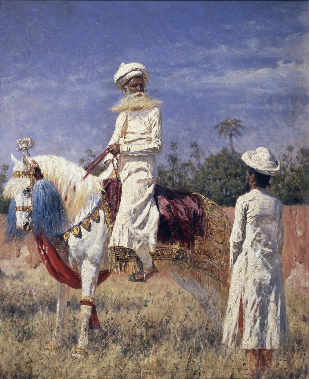 Jeździec w Jaipur, 1881 r. autorstwa Vasili Vasilievich Vereshchagin