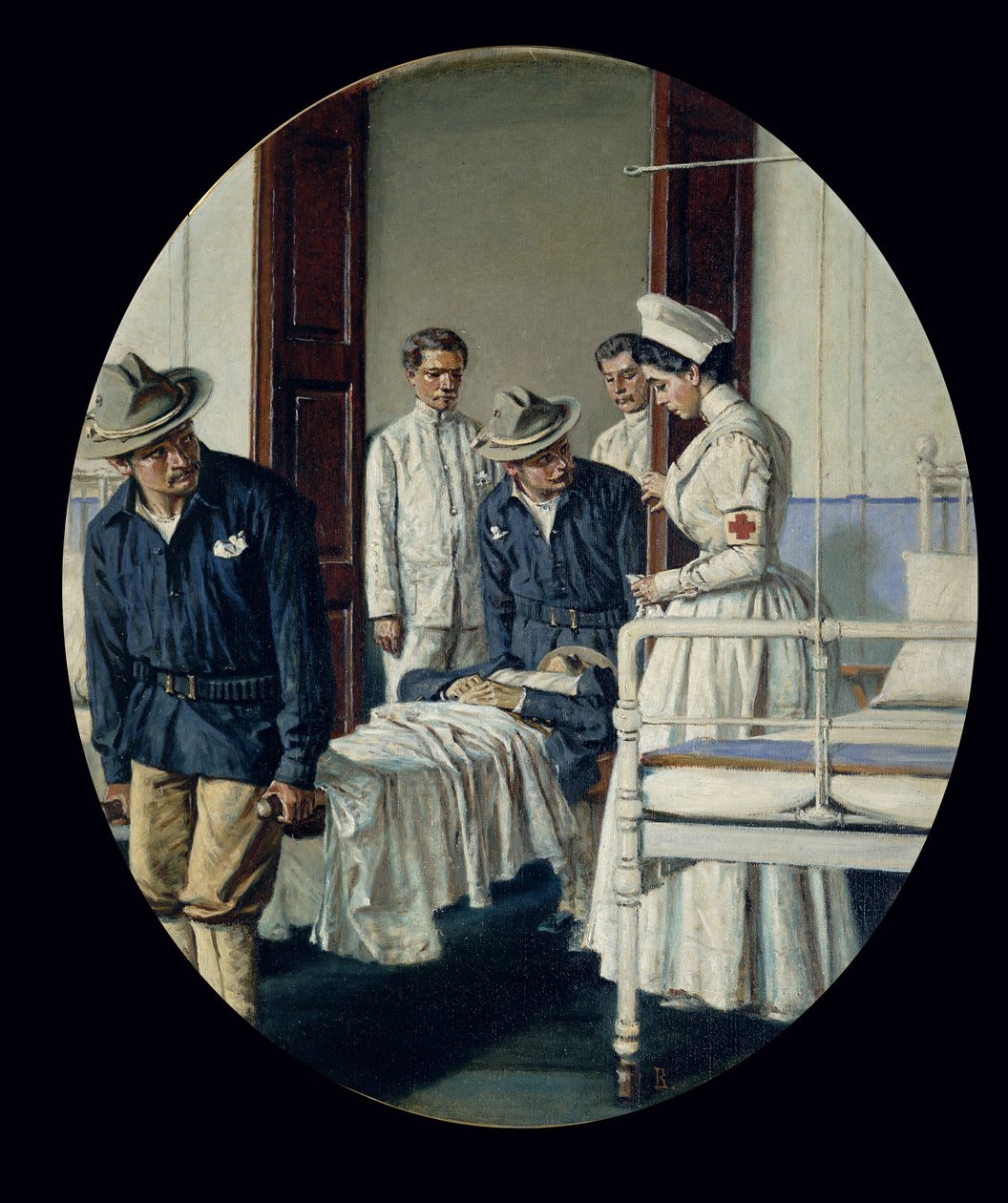 W szpitalu wojskowym autorstwa Vasili Vasilievich Vereshchagin
