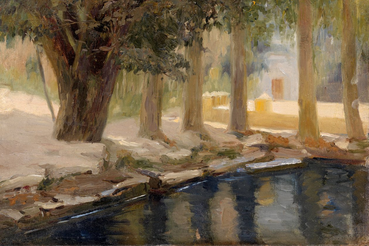 Ogród Getsemani, lata 80. XIX wieku autorstwa Vasilij Dmitrievich Polenov