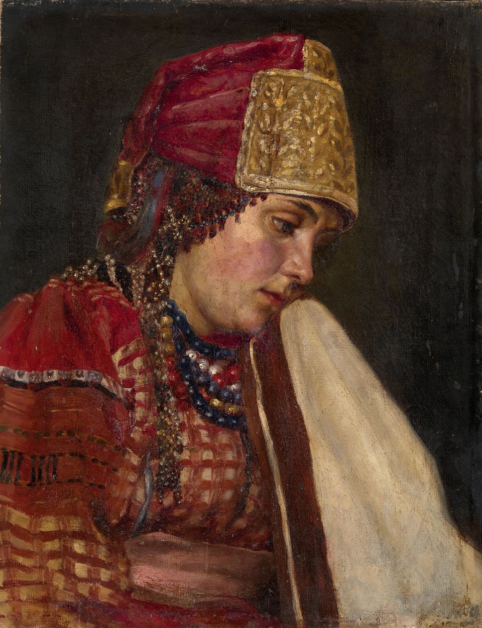 Żona Bojarzy autorstwa Vasilij Ivanovic Surikov