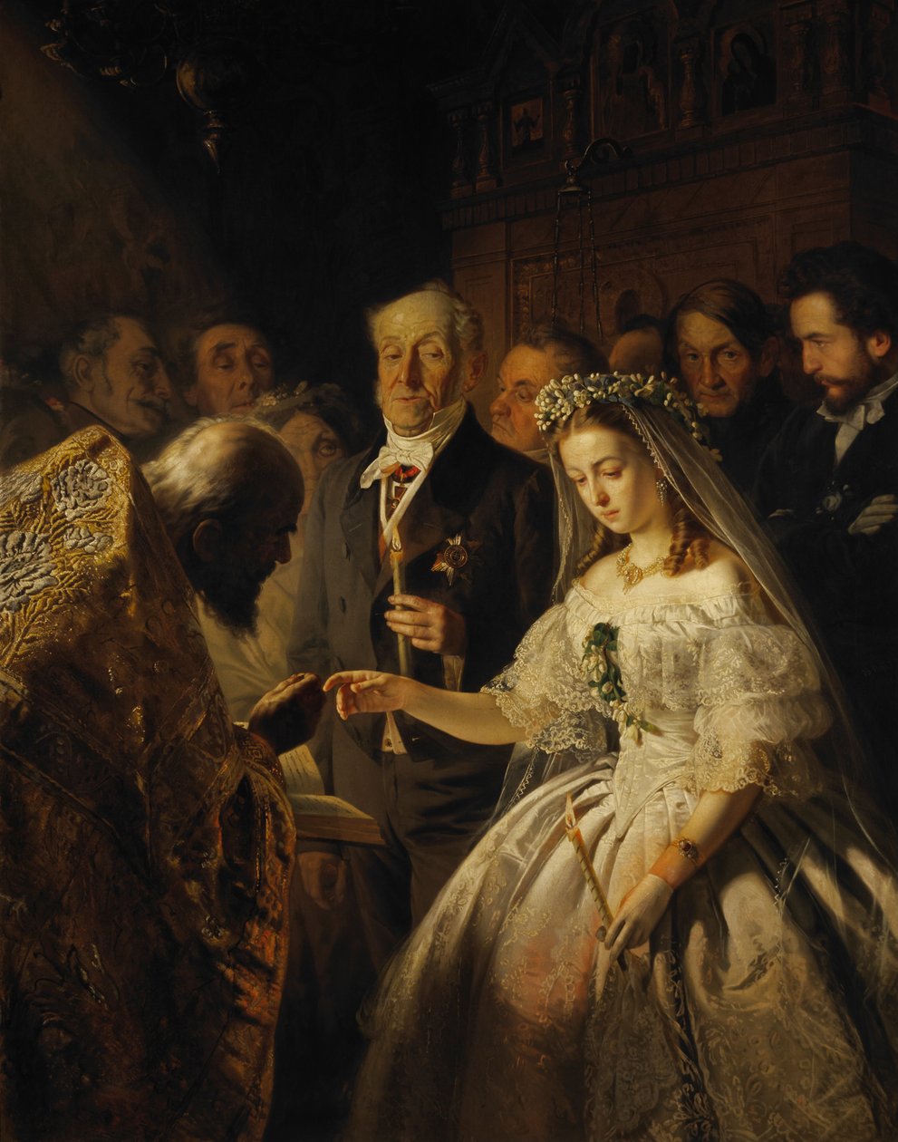 Nierówne małżeństwo autorstwa Vasily Pukirev