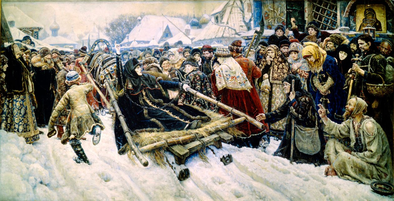 Bojarynia Morozowa, 1887 r. autorstwa Vasily Surikov