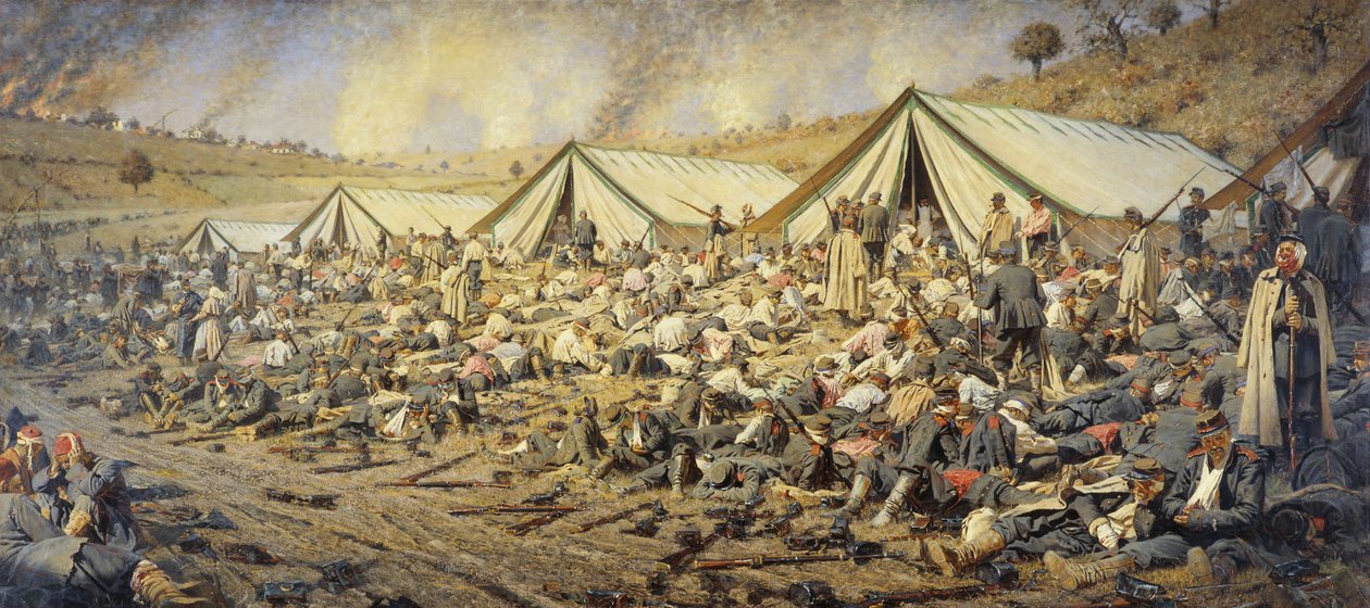 Po ataku. Plevna, 1877-1878 autorstwa Vasily Vereshchagin