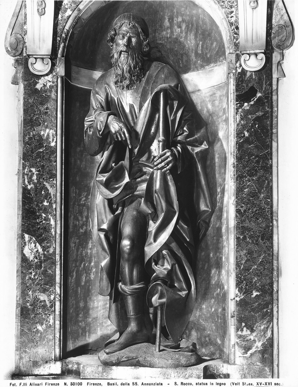 San Rocco (drewno lipowe) autorstwa Veit or Wit Stoss