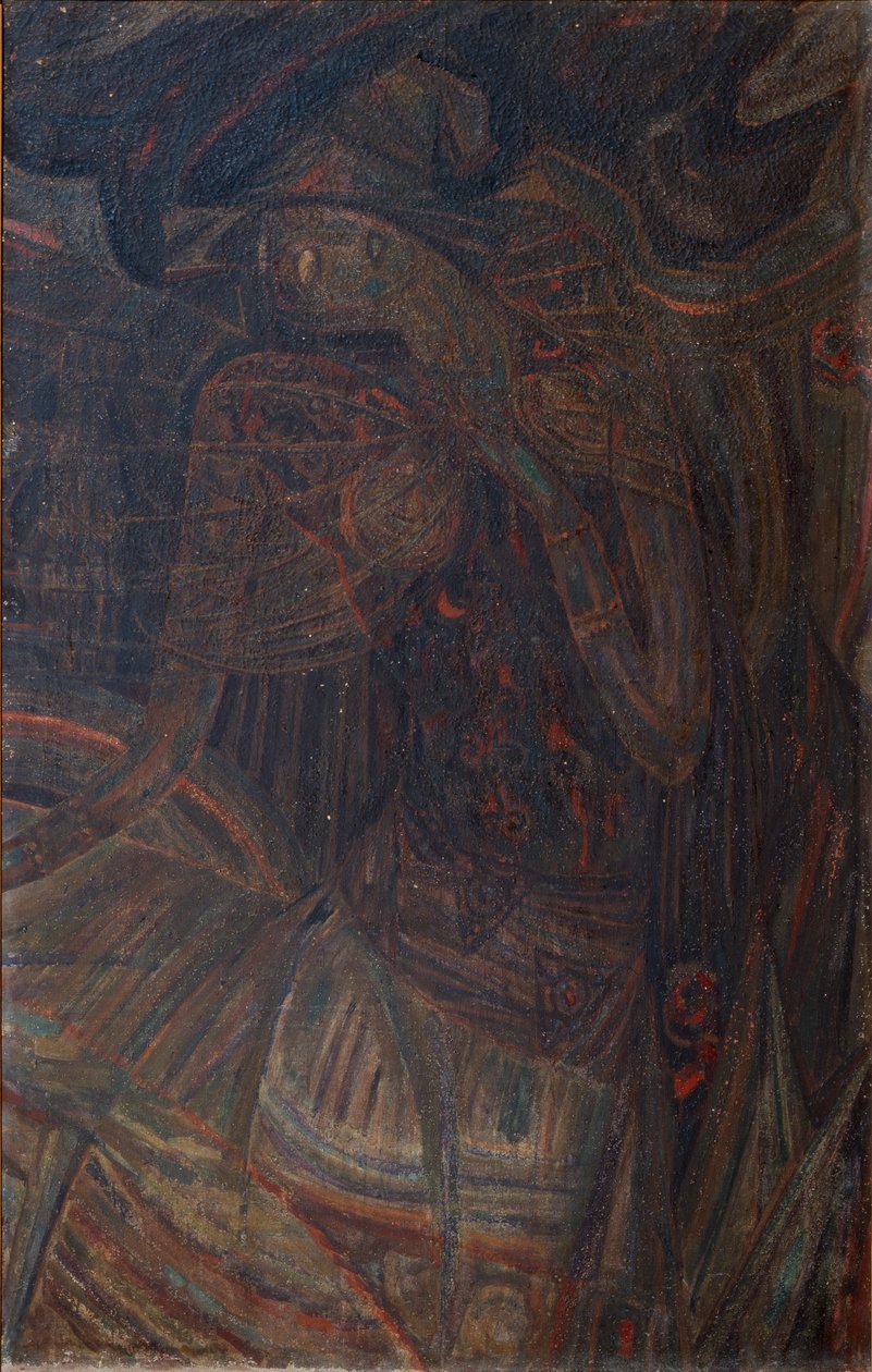 Droga artysty, 1923 autorstwa Vera Vladimirovna Khlebnikova
