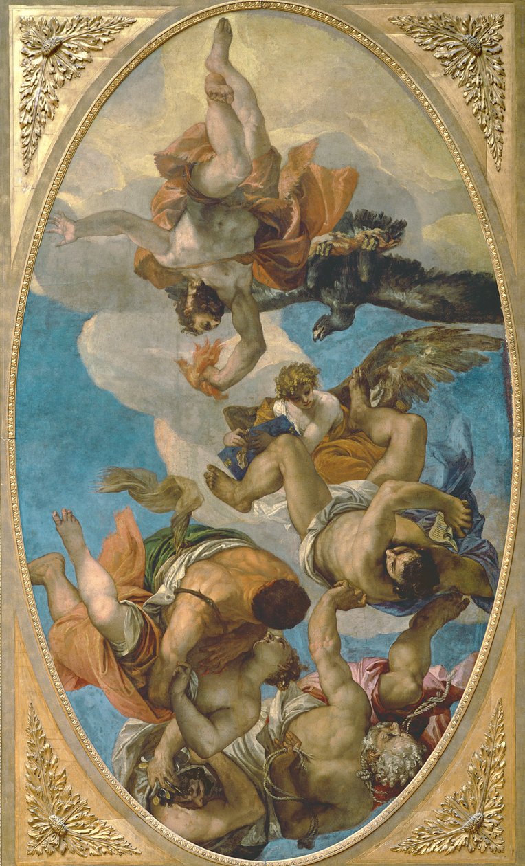 Jowisz uderza w imadła autorstwa Paolo Veronese