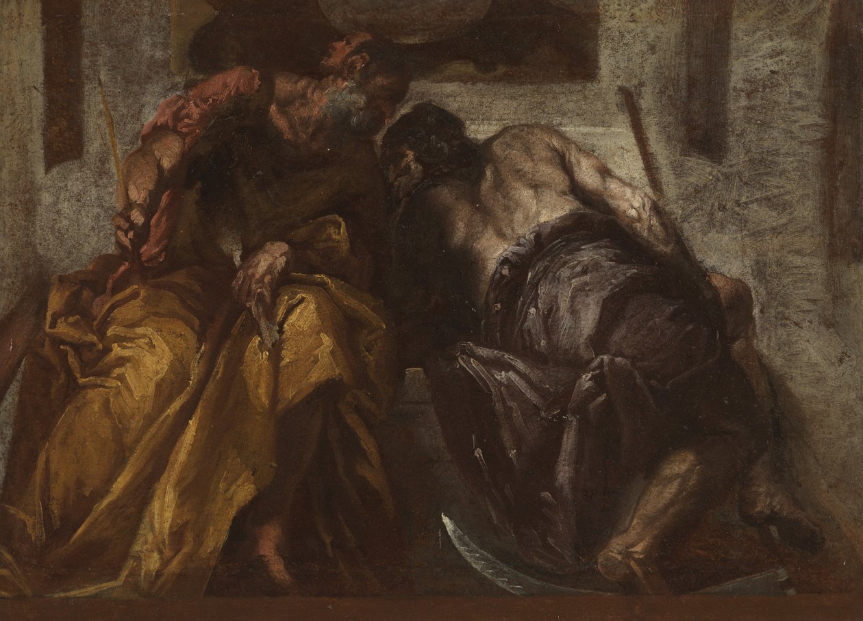 Janus i Saturn, ok. 1730-70 autorstwa Veronese