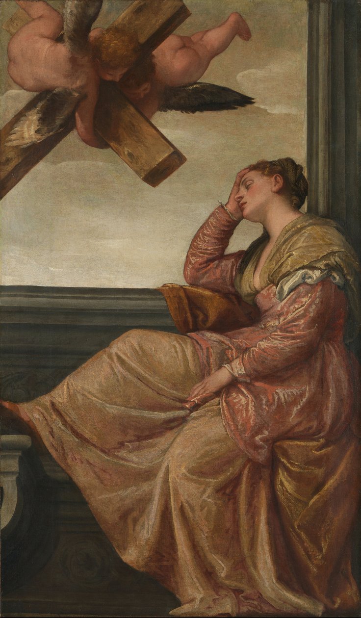 Sen św. Heleny, ok.1570 autorstwa Paolo Veronese