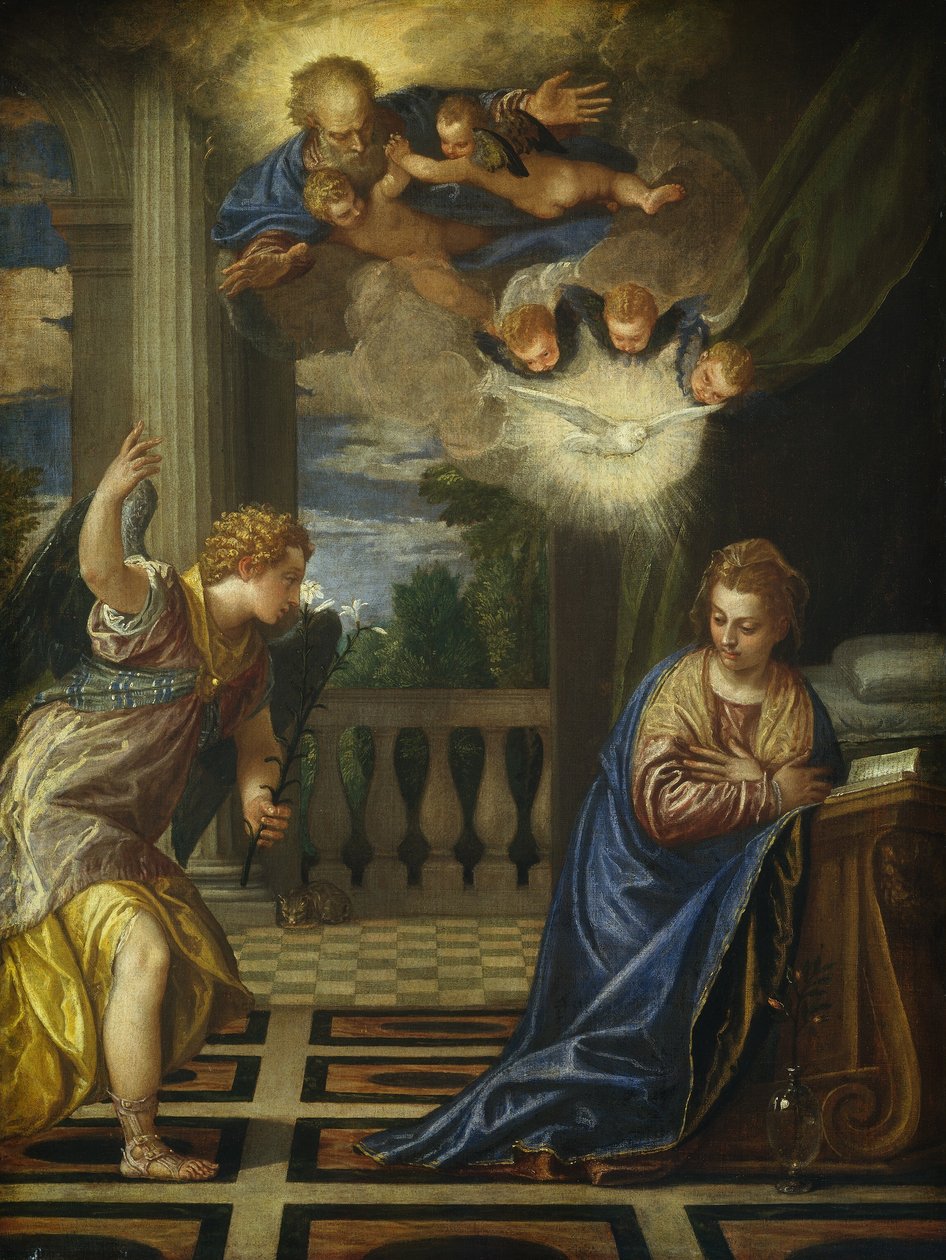 Zwiastowanie autorstwa Veronese and Workshop