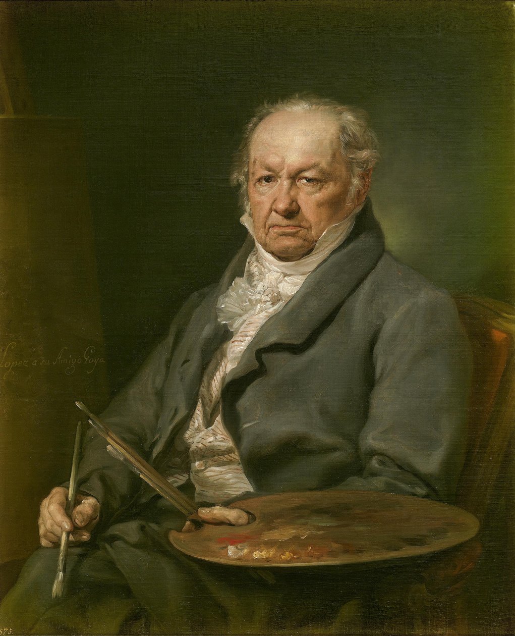 Francisco de Goya i Lucientes autorstwa Vicente Lopez y Portana