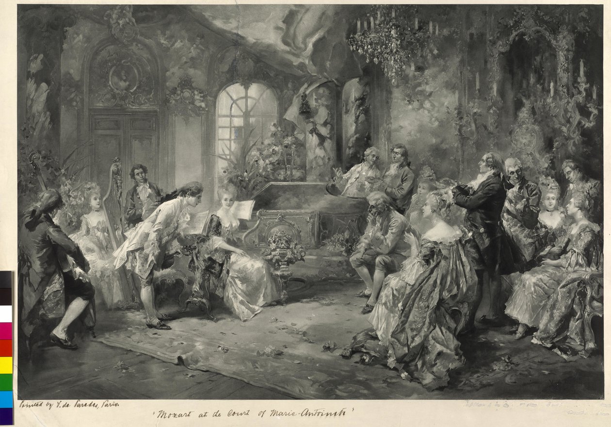 Mozart autorstwa Vicente de Paredes