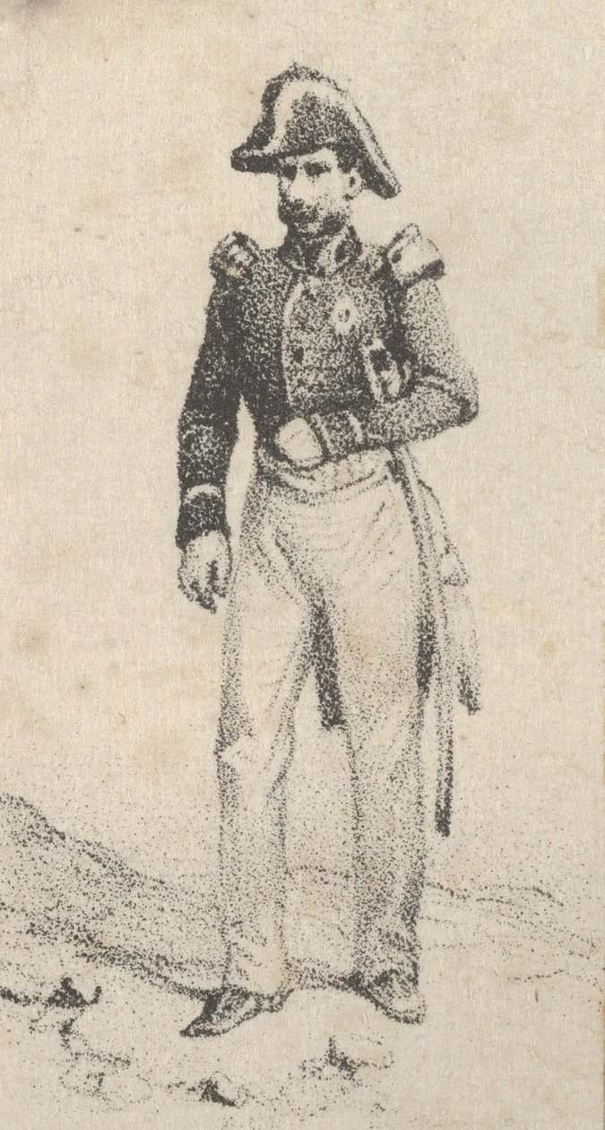 Żołnierz, połowa XIX wieku. autorstwa Victor Adam